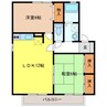 トラスト２１ 2LDKの間取り