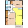 こすも80　Ａ 2LDKの間取り