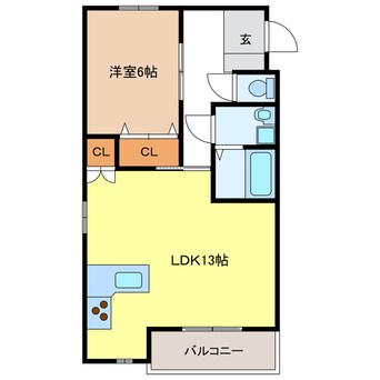 間取図 グランディア古橋