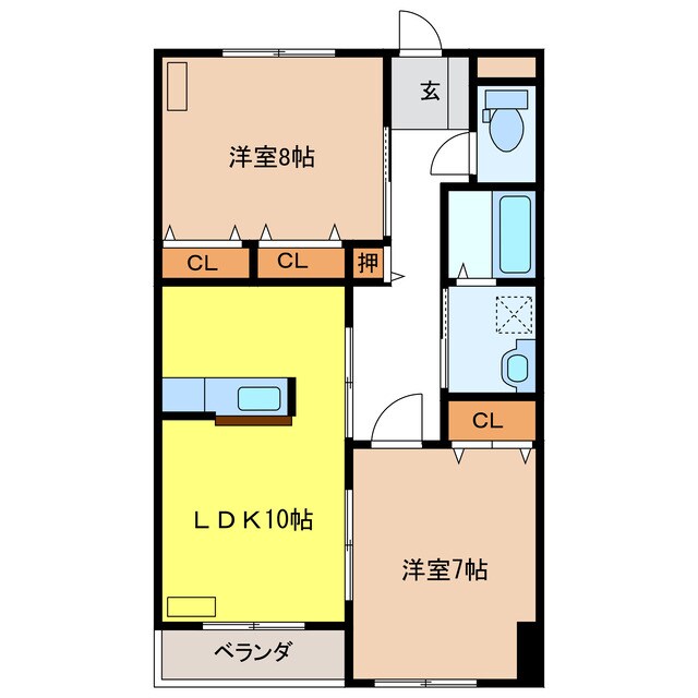間取り図 シャトーみずほ