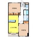 シャトーみずほの間取図