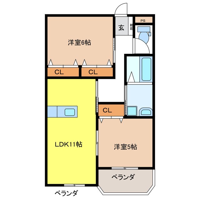 間取り図 シャトーみずほ