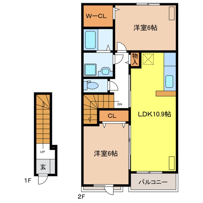 間取図 ヴィラパーチェⅠ