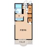 コーポプレアデス 1Rの間取り