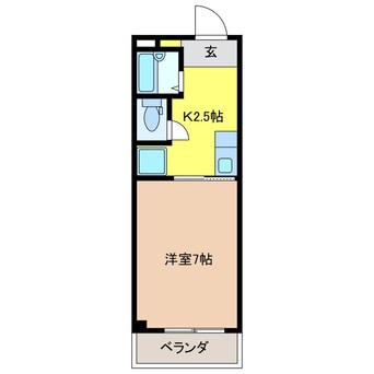 間取図 アビタシオンシバハラ