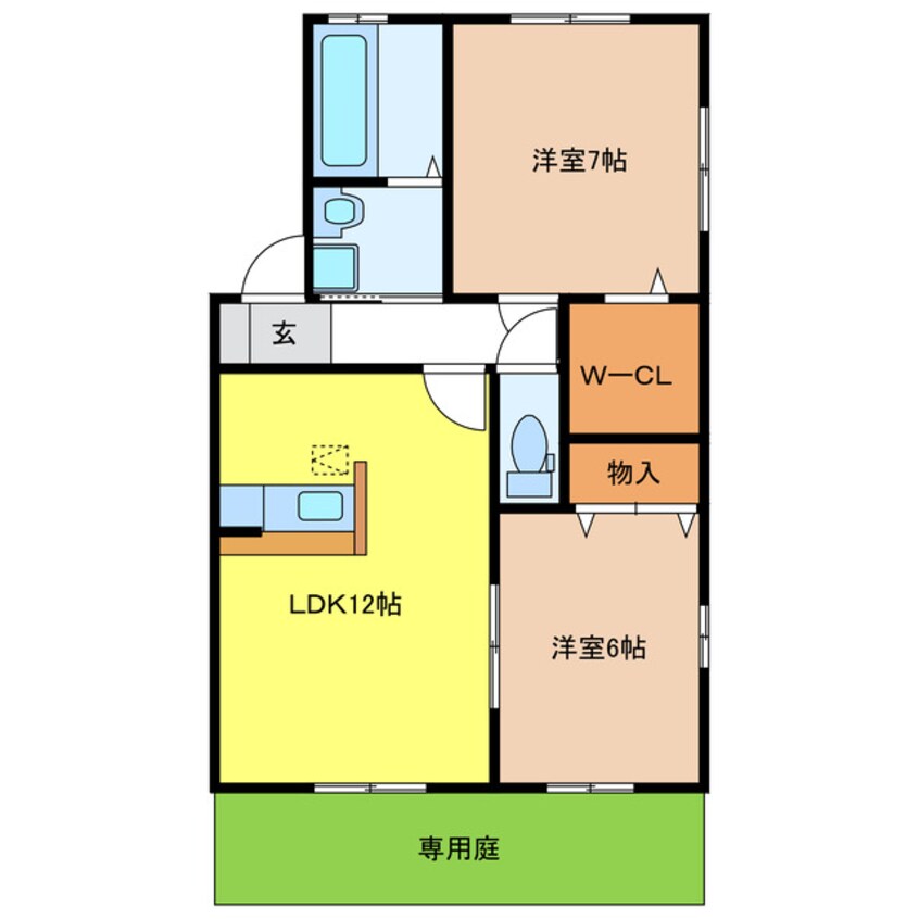 間取図 ウィルモア天狗堂