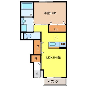 間取図 スミールＡ