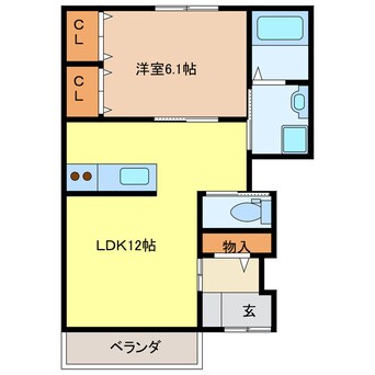 間取図 スミールＢ