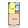 ラミア・カーサ 1DKの間取り