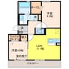 サニーフラット 2LDKの間取り