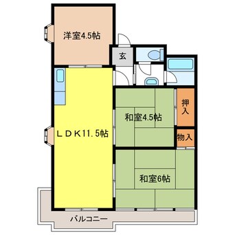 間取図 ハイタウンみずほⅠ