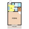 ジュネスアゲハ 1Kの間取り