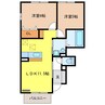 シャトーアサヒⅣ 2LDKの間取り