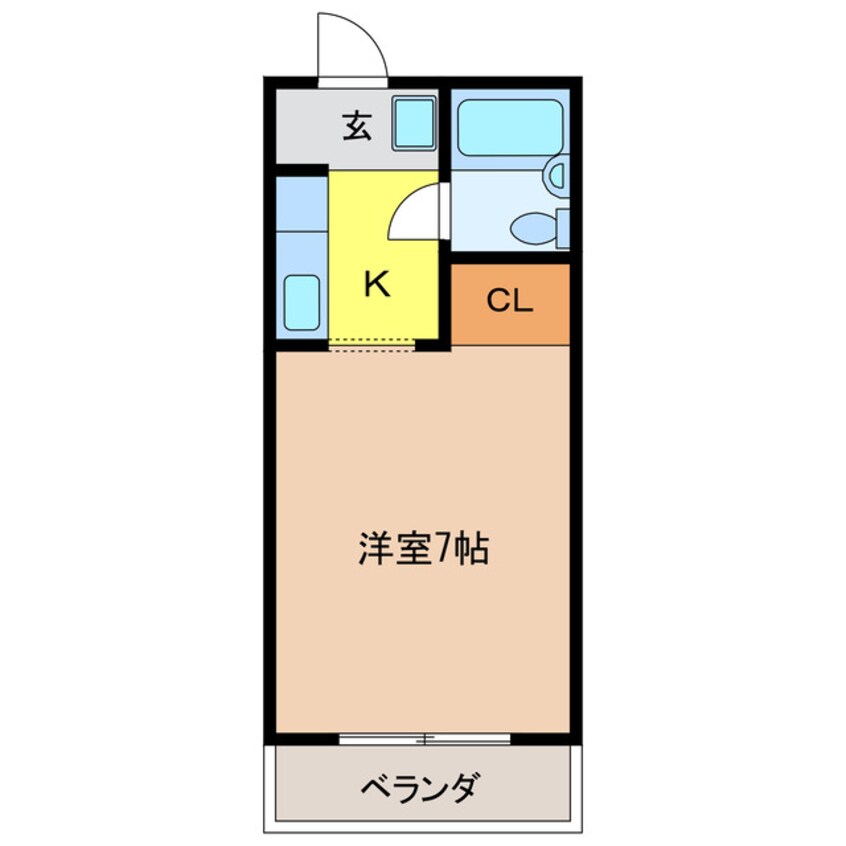 間取図 樽見鉄道樽見線/横屋駅 徒歩15分 2階 築22年