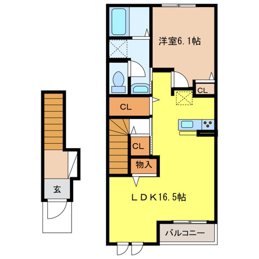 間取図 フィオーレⅡ