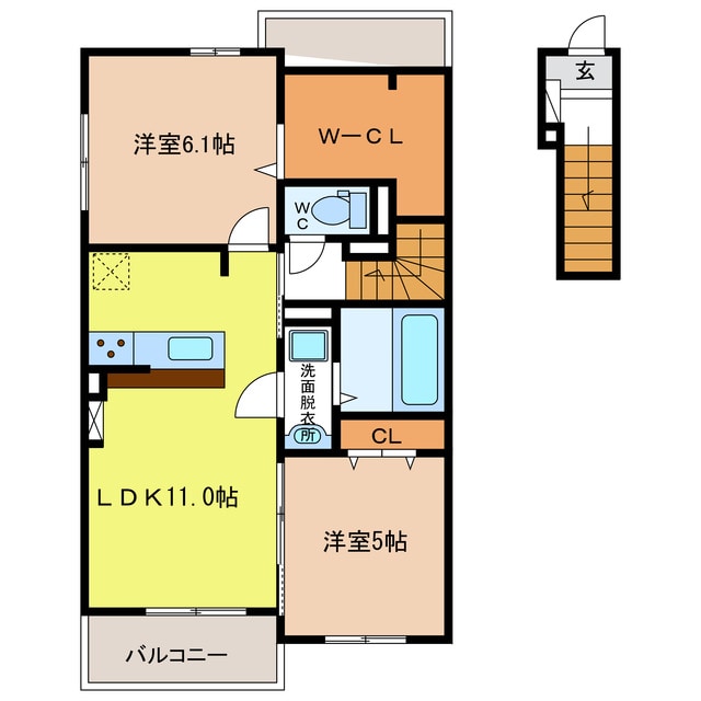 間取り図 グラースA