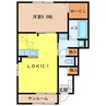 ソレイユ・ルヴァン 1LDKの間取り