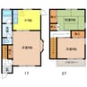 工藤様穂積貸家 3Kの間取り