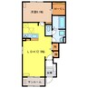 モーダカーサ　アルバプリートB 1LDKの間取り