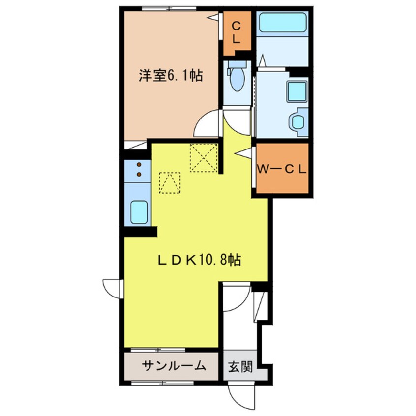 間取図 シャルマン・ロッジⅠ