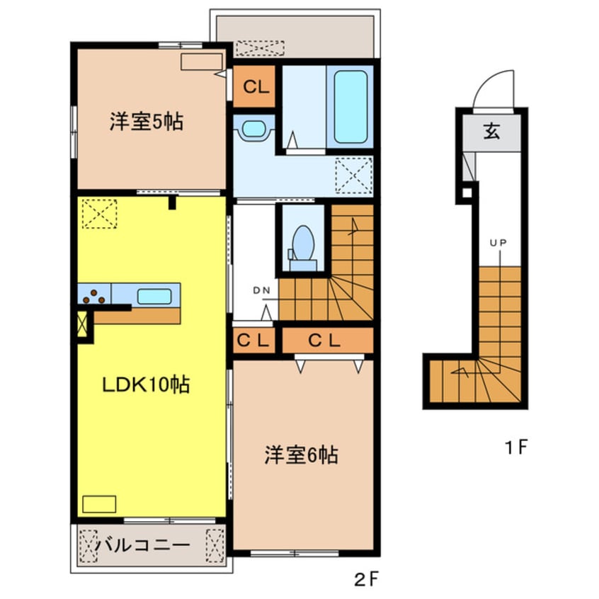 間取図 コンフォート小柿
