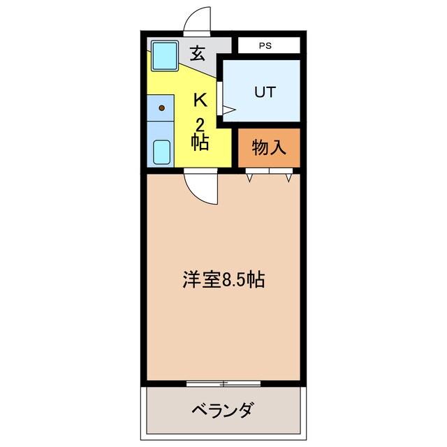 間取り図 ベストハイツ牛牧