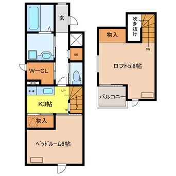 間取図 elm -A-