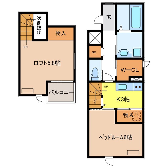 間取り図 elm -A-