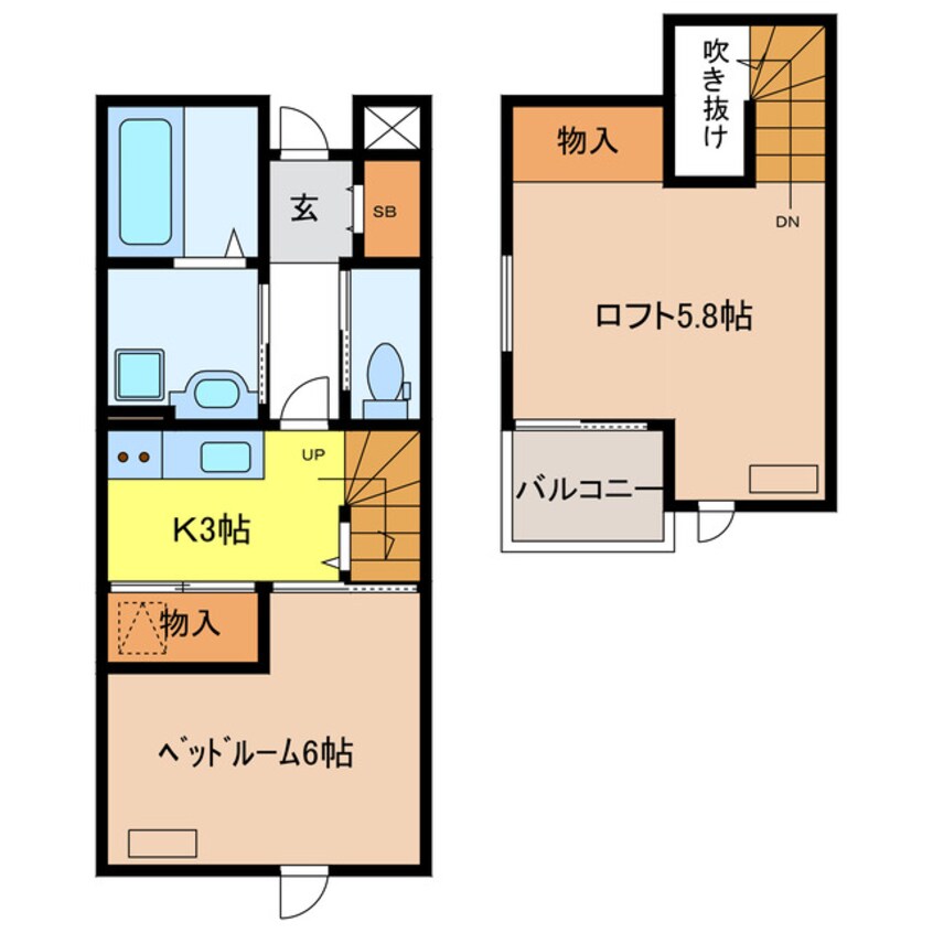 間取図 elm -A-