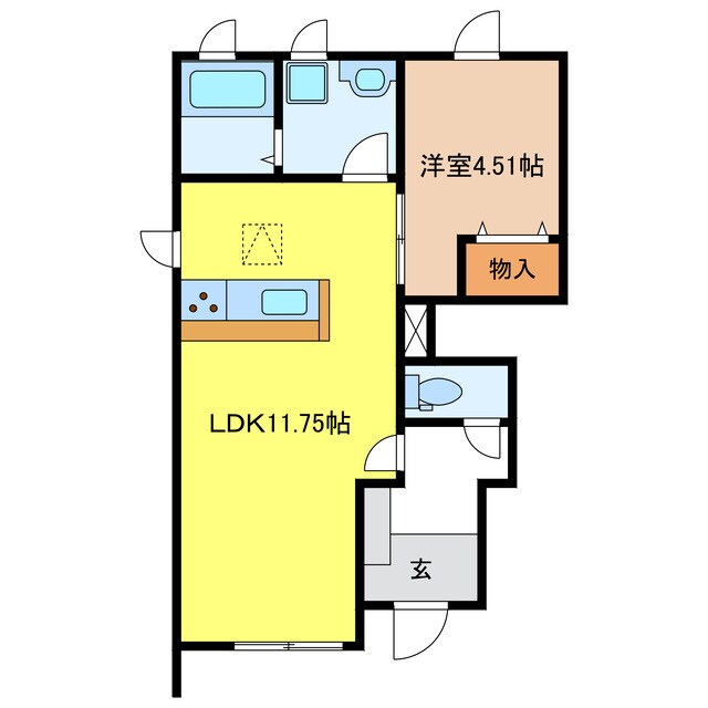 間取り図 リーブルファイン曲路
