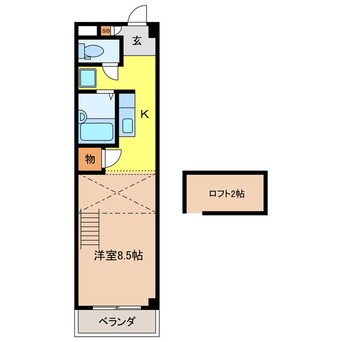 間取図 エストゥディオM　A