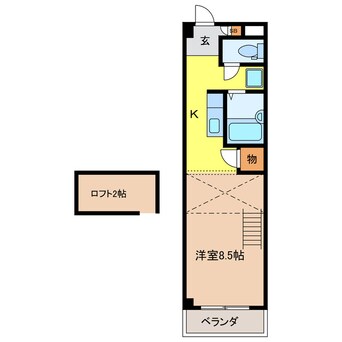 間取図 エストゥディオM　A