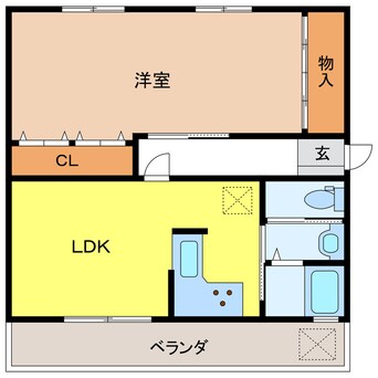 間取図 大洋ハイツ2棟　526号室