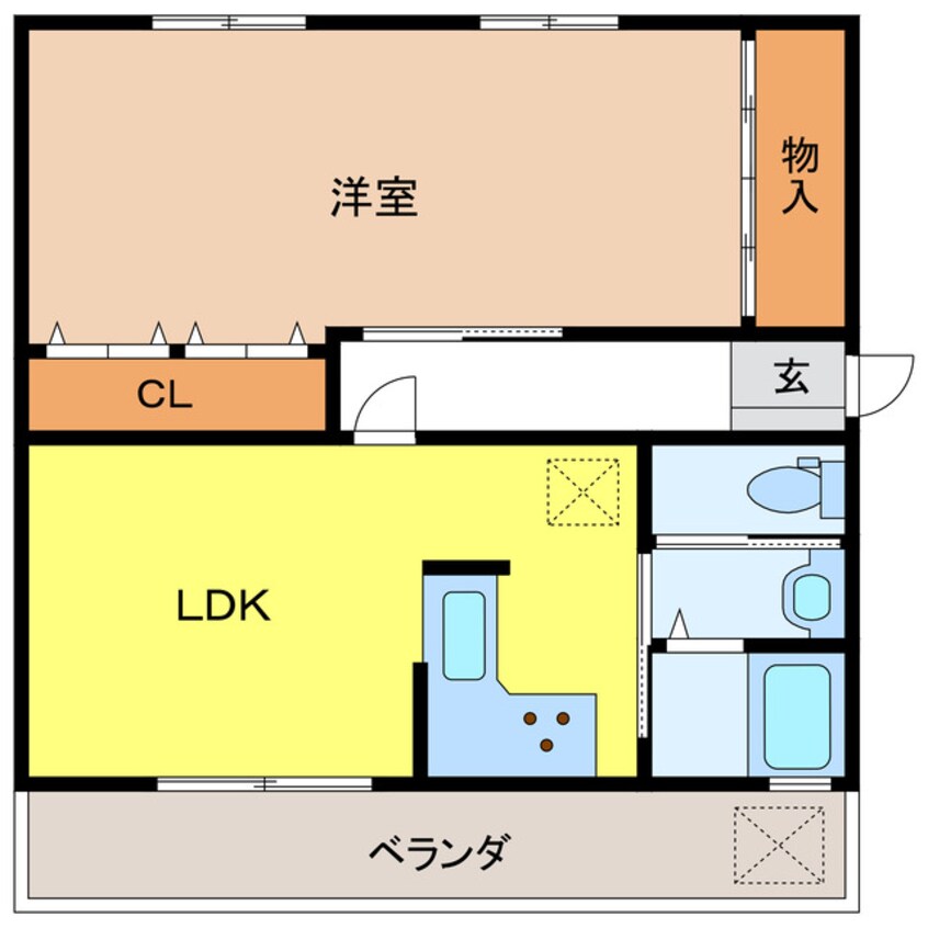 間取図 大洋ハイツ2棟　526号室