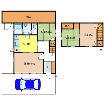 間取図 大野町戸建て