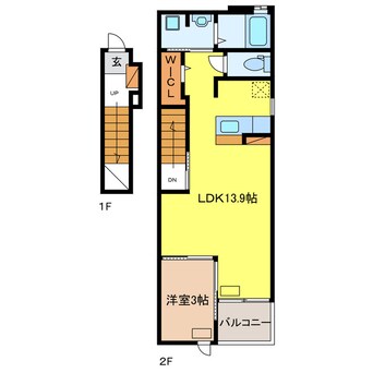 間取図 彦内南（ﾋｺｳﾁﾐﾅﾐ）