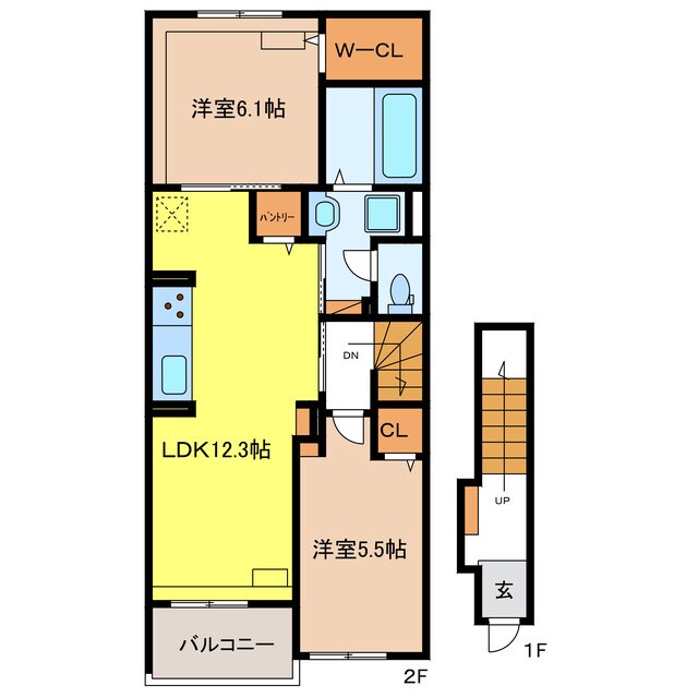 間取り図 クロス・コート