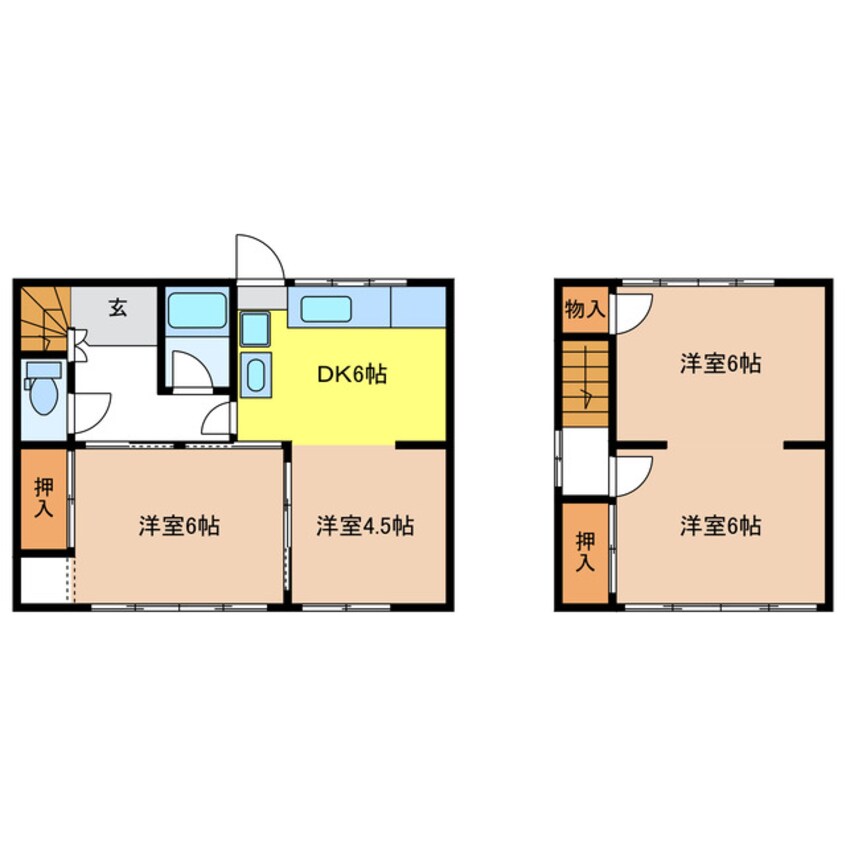 間取図 祖父江戸建