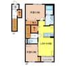 Lupinus（ルピナス） 2LDKの間取り