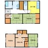 樽見鉄道樽見線/モレラ岐阜駅 徒歩52分 1-2階 築34年 5DKの間取り