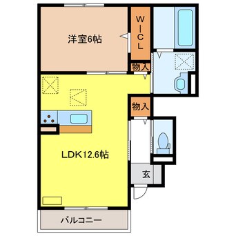 間取図 シャトーアサヒⅦ