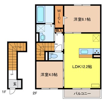 間取図 シャトーアサヒⅦ