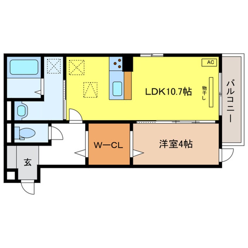 間取図 Regulus（ﾚｸﾞﾙｽ）