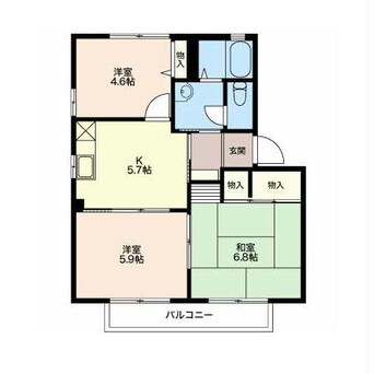 間取図 フリーデンハイム