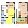 本巣市仏生寺貸家3 4LDKの間取り