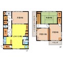 U様牛牧貸家の間取図