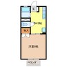 アネックスＳＨＩＭＡ 1DKの間取り