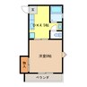 アーバンタミー 1DKの間取り