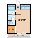 コスモハイツ正木　1の間取図