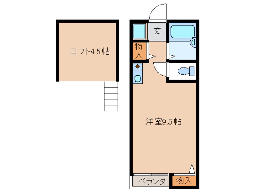 間取図 ウッディハウスＡ